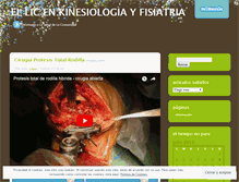 Tablet Screenshot of kinefisio.wordpress.com