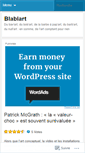 Mobile Screenshot of blablartcontempourien.wordpress.com