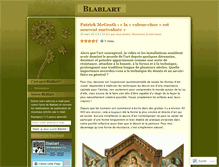 Tablet Screenshot of blablartcontempourien.wordpress.com