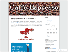 Tablet Screenshot of caffespresso.wordpress.com