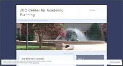 Desktop Screenshot of jccadvising.wordpress.com