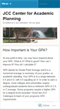 Mobile Screenshot of jccadvising.wordpress.com