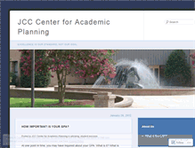 Tablet Screenshot of jccadvising.wordpress.com