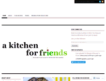 Tablet Screenshot of akitchenforfriends.wordpress.com