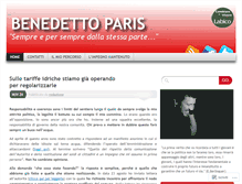 Tablet Screenshot of benedettoparis.wordpress.com