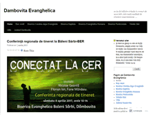 Tablet Screenshot of dambovitaevanghelica.wordpress.com