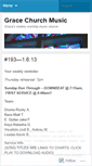 Mobile Screenshot of gracechurchmusic.wordpress.com