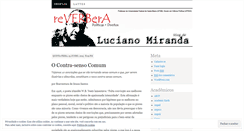 Desktop Screenshot of lucianomiranda.wordpress.com