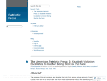 Tablet Screenshot of captainfriggenamerica.wordpress.com