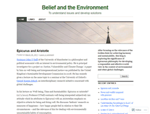Tablet Screenshot of beliefandenvironment.wordpress.com