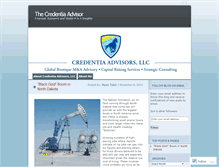 Tablet Screenshot of credentiaadvisors.wordpress.com