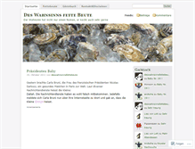 Tablet Screenshot of deswahnsinnsfettebeute.wordpress.com