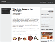 Tablet Screenshot of abratable.wordpress.com