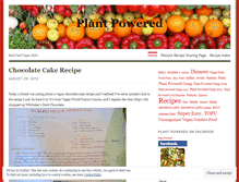 Tablet Screenshot of plantpoweredfood.wordpress.com