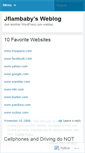 Mobile Screenshot of jflambaby.wordpress.com