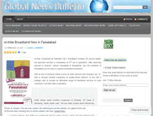 Tablet Screenshot of globalnewsbulletin.wordpress.com