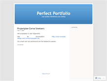 Tablet Screenshot of csportfoliocmd.wordpress.com