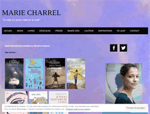 Tablet Screenshot of mariecharrel.wordpress.com