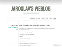 Tablet Screenshot of jarik.wordpress.com