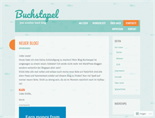 Tablet Screenshot of buchstapel.wordpress.com