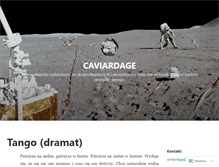 Tablet Screenshot of caviardage.wordpress.com