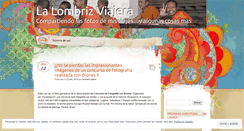 Desktop Screenshot of lalombrizviajera.wordpress.com