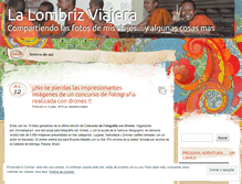 Tablet Screenshot of lalombrizviajera.wordpress.com
