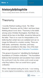 Mobile Screenshot of historybibliophile.wordpress.com
