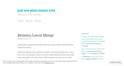 Desktop Screenshot of oneplantmeansalot.wordpress.com