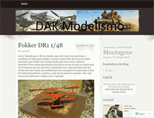 Tablet Screenshot of dakmodelismo.wordpress.com