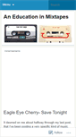 Mobile Screenshot of aneducationinmixtapes.wordpress.com