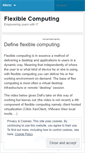 Mobile Screenshot of flexcomputing.wordpress.com