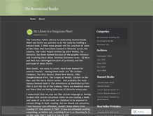 Tablet Screenshot of lowndesliblibrarian.wordpress.com