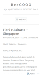 Mobile Screenshot of beegooo.wordpress.com