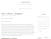 Tablet Screenshot of beegooo.wordpress.com