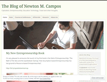 Tablet Screenshot of newtonmcampos.wordpress.com