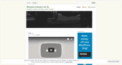Desktop Screenshot of peoplelistentoit.wordpress.com