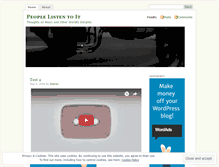 Tablet Screenshot of peoplelistentoit.wordpress.com