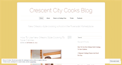 Desktop Screenshot of crescentcitycooks.wordpress.com