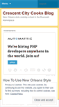 Mobile Screenshot of crescentcitycooks.wordpress.com