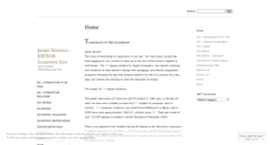 Desktop Screenshot of jamesfrussell.wordpress.com