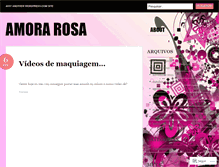 Tablet Screenshot of amorarosa.wordpress.com