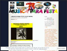 Tablet Screenshot of musicaparafesta.wordpress.com