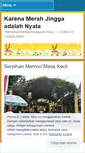 Mobile Screenshot of langitmerahjingga.wordpress.com