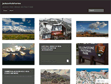 Tablet Screenshot of jacksonholehomes.wordpress.com