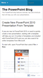 Mobile Screenshot of powerpointuser.wordpress.com