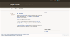 Desktop Screenshot of filipenery.wordpress.com
