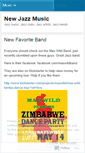 Mobile Screenshot of newjazzmusic.wordpress.com