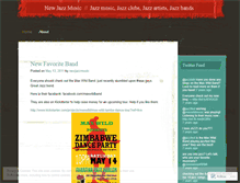 Tablet Screenshot of newjazzmusic.wordpress.com