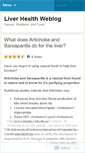 Mobile Screenshot of liverhealth.wordpress.com